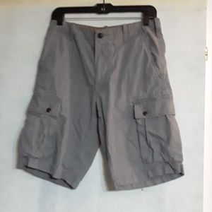 Dockers Grey Cargo Shorts Mens Sz 30